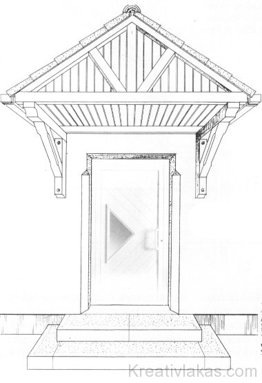 Bejárati tető