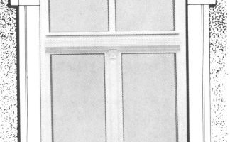 Hagyományőrző ablakkeret nemes vakolatú falfelületnél