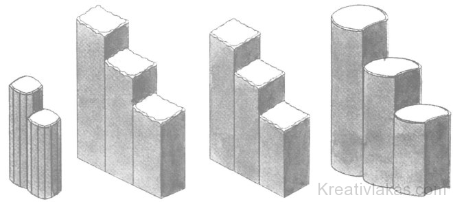 Különféle betoncölöpök