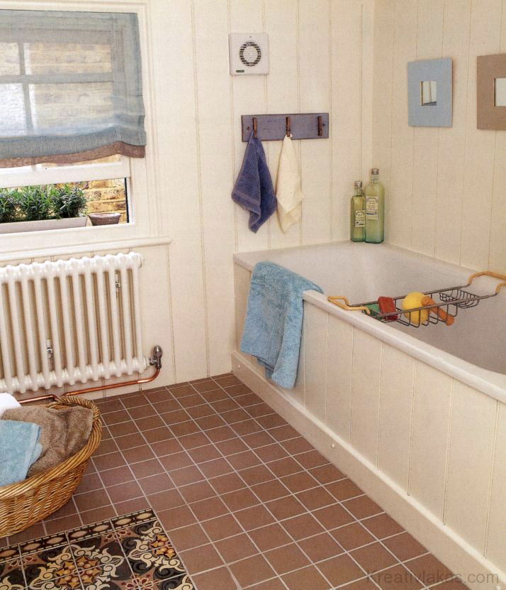 Rusztikus fürdőszoba