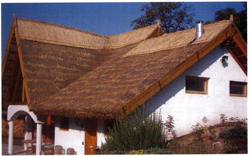 67. kép. Egyes esetekben az öregedő tető tűzdelése a korchuzal vonalában hatékonyabb.