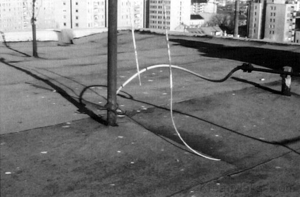 5. fotó: Gallérozás nélküli antennaátvezetés